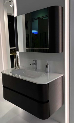 Тумба под раковину 100 см ArmadiArt Ovale D (780-100-WN), орех