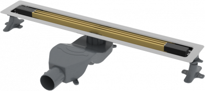 Душевой лоток 80 см ArmadiArt B&amp;T Infinity (981-80-MG), золото матовое