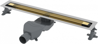 Душевой лоток 80 см ArmadiArt B&amp;T Infinity (981-80-G), золото