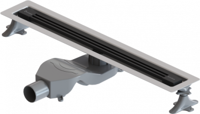 Душевой лоток 60 см ArmadiArt B&amp;T Infinity (981-60-B), черный матовый