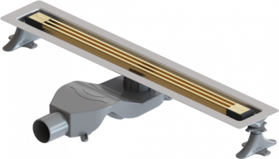 Душевой лоток 60 см ArmadiArt B&amp;T Infinity (981-60-G), золото
